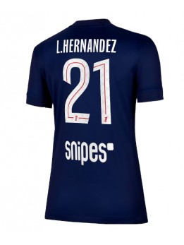Paris Saint-Germain Lucas Hernandez #21 Replika Hemmakläder Dam 2025-26 Kortärmad